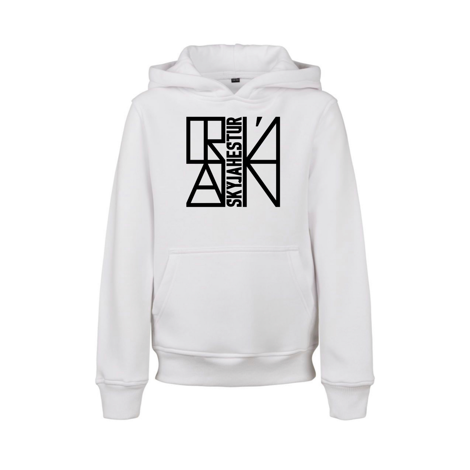 Kinder Hoodie „Garði“ weiß