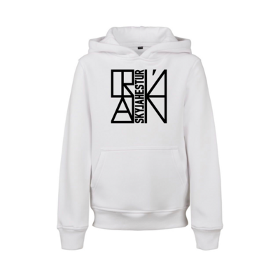 Kinder Hoodie „Garði“ weiß Kinder Hoodie „Garði“ weiß
