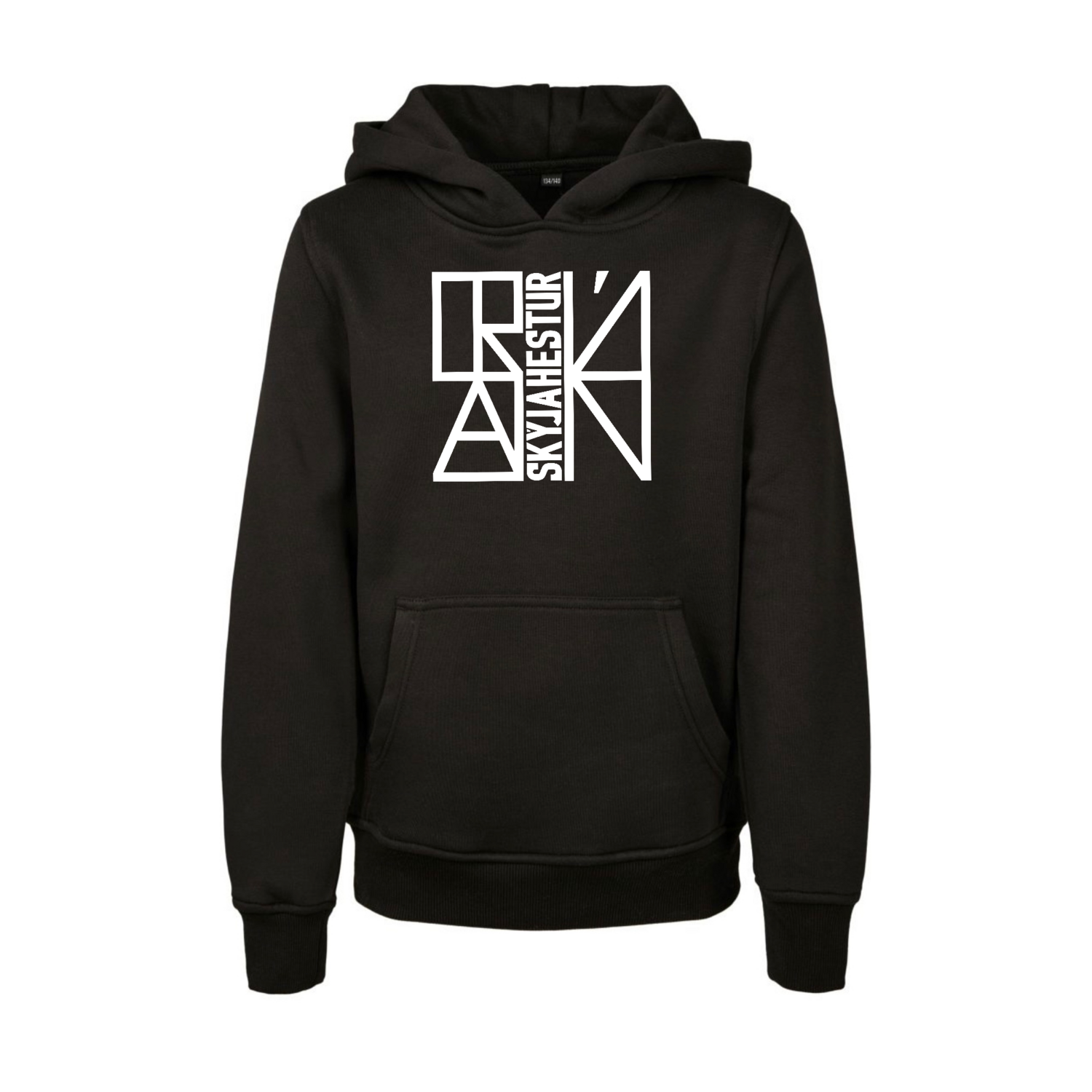 Kinder Hoodie „Garði“ schwarz