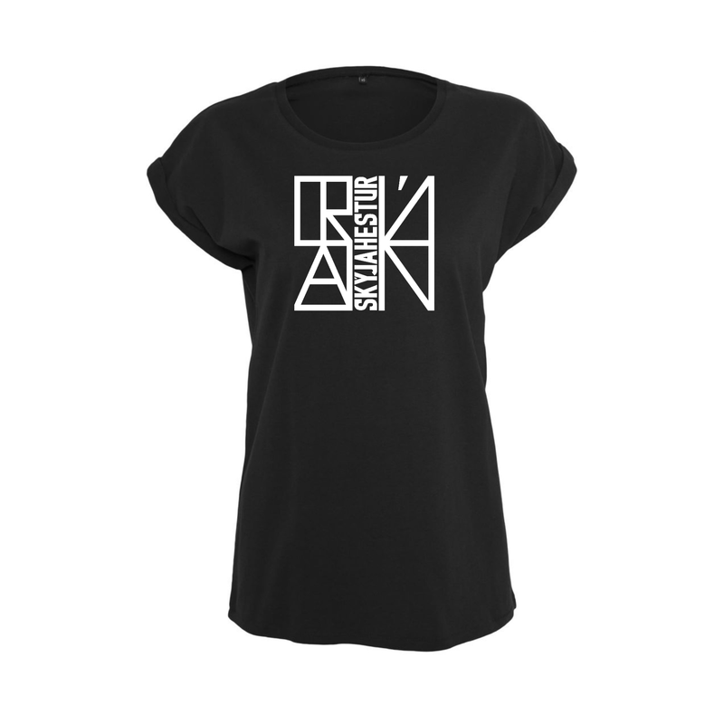 Frauen T-Shirt „Sykra“ schwarz Frauen T-Shirt „Sykra“ schwarz