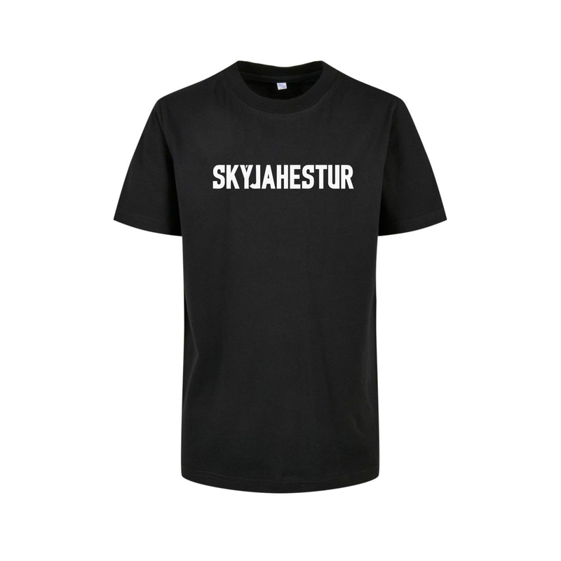 Kinder T-Shirt „Kópavogi“ schwarz