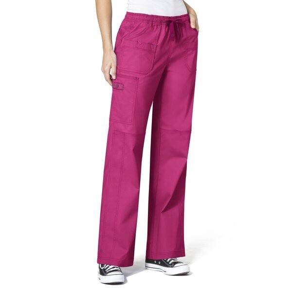 WonderFLEX Multi-Pocket Cargo Pant Hot Pink