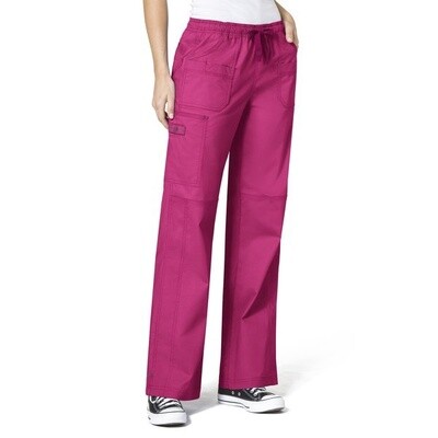 WonderFLEX Multi-Pocket Cargo Pant Hot Pink