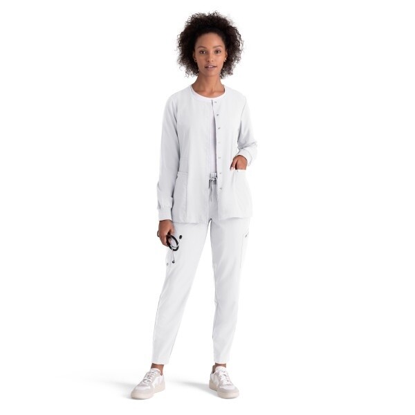 Grey&#39;s Anatomy Snap Front Jacket White