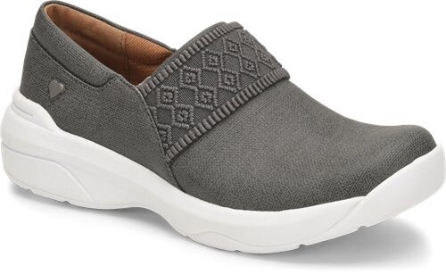 Nurse Mates Cally Grey Linen shoe