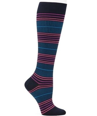 Nurse Mates Compression Socks Cool Stripe