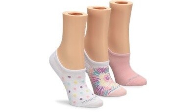 Nurse Mates No Show Liners Tie Dye Dot