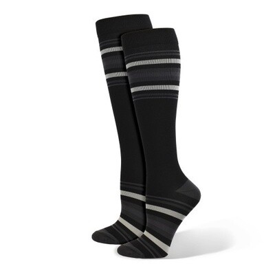 Think Medical Men&#39;s Compression Socks Grey Stripe