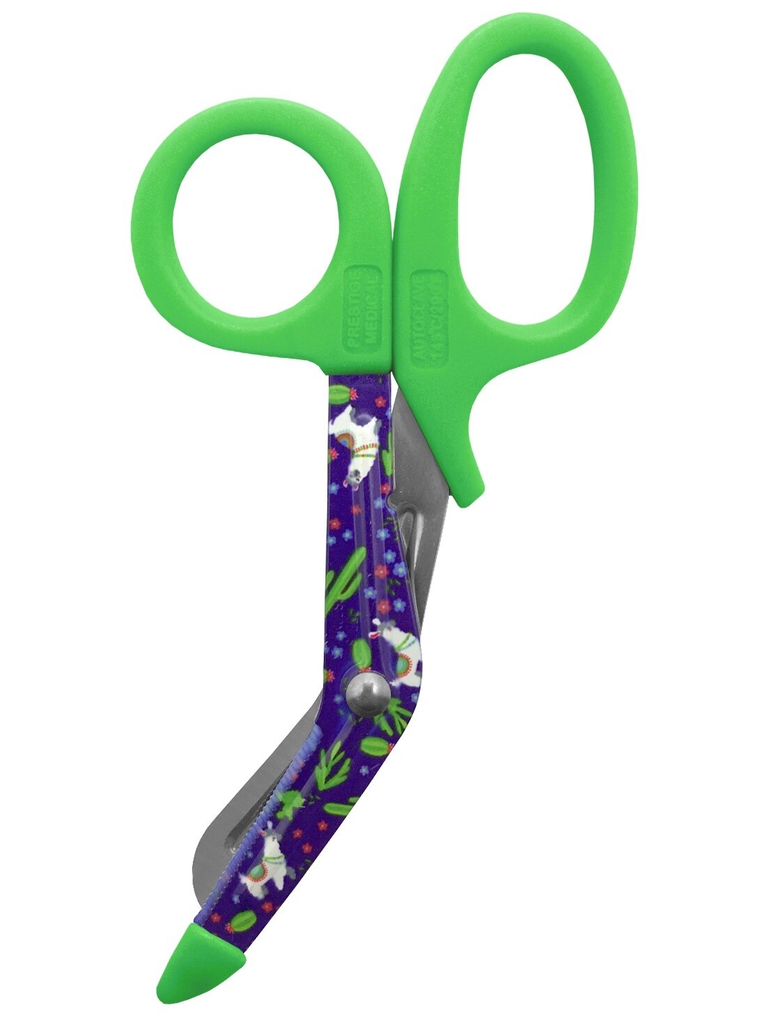 Prestige Medical StyleMate Printed Utility Scissor, Color: Llamas Purple