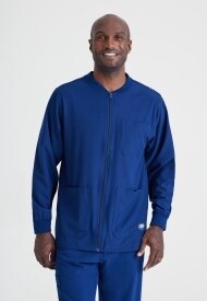 Skechers Men&#39;s Structure Warm-Up Jacket, Size: Med, Color: Navy