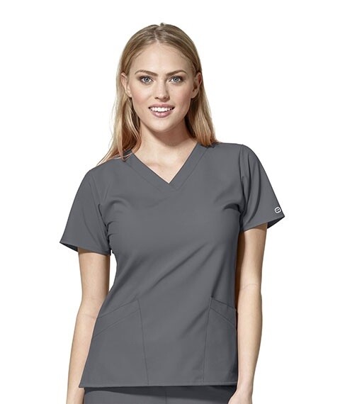 Wonder Wink Women&#39;s Basic V-Neck Top, Size: XS, Color: Pewter
