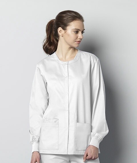 Wonder Wink Wonderwork Unisex Scrub Jacket, Size: Sm