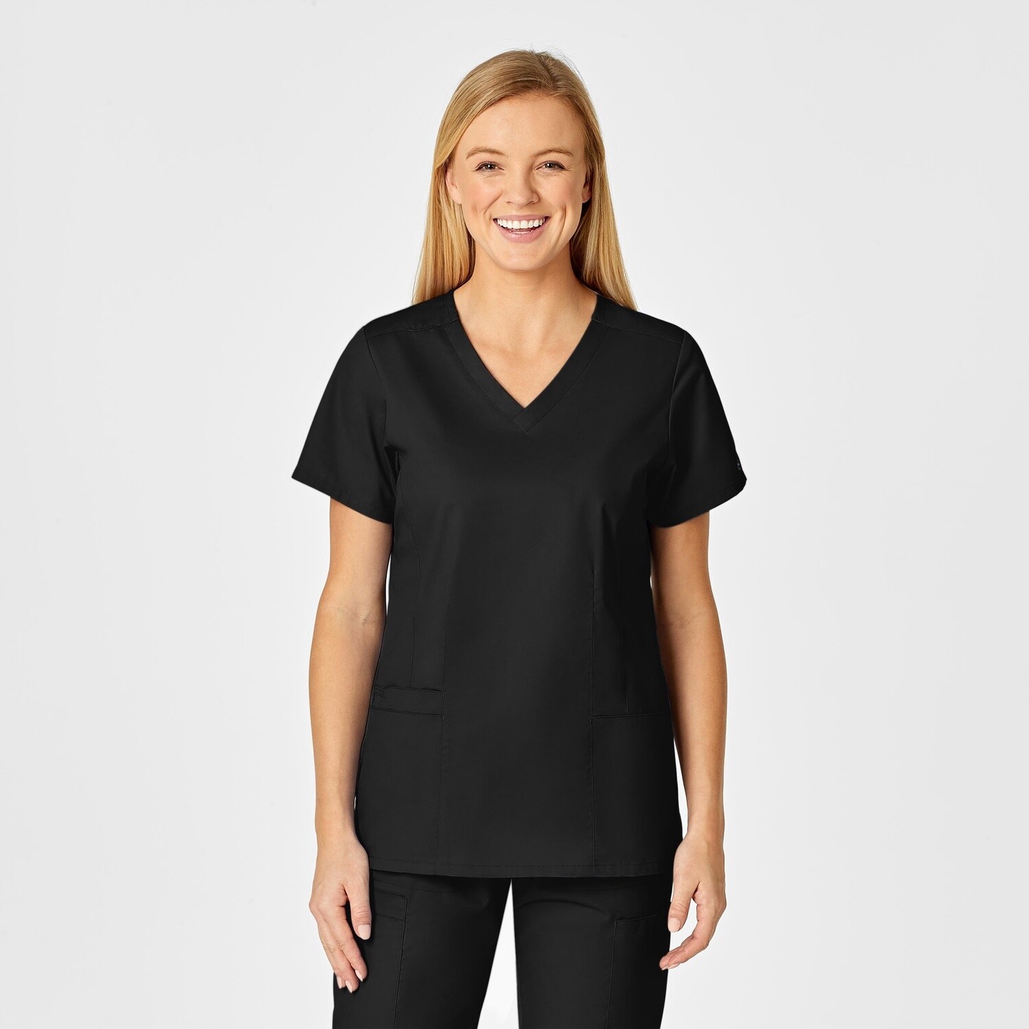 Wonder Wink Wonderwork Women&#39;s Shaped V-Neck Top, Size: XS, Color: Black
