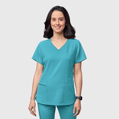 Wonder Wink Thrive Curved V-Neck Top