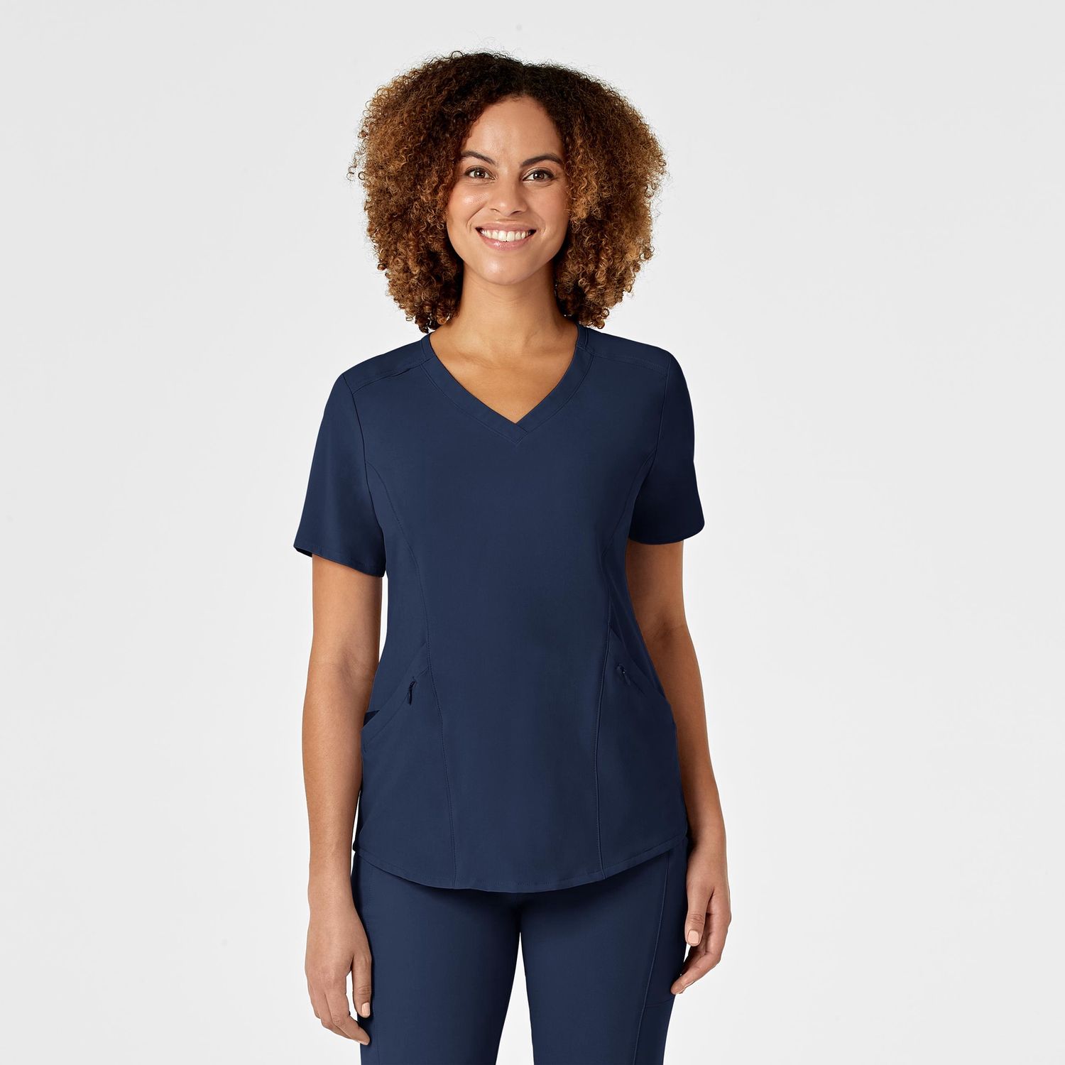 Wonder Wink Women&#39;s V-Neck Top, Size: Sm, Color: Navy