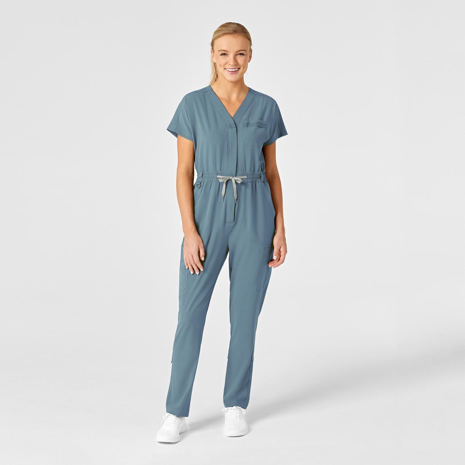 Wonder Wink Zip Front Jumpsuit, Size: XS, Color: Elemental Blue