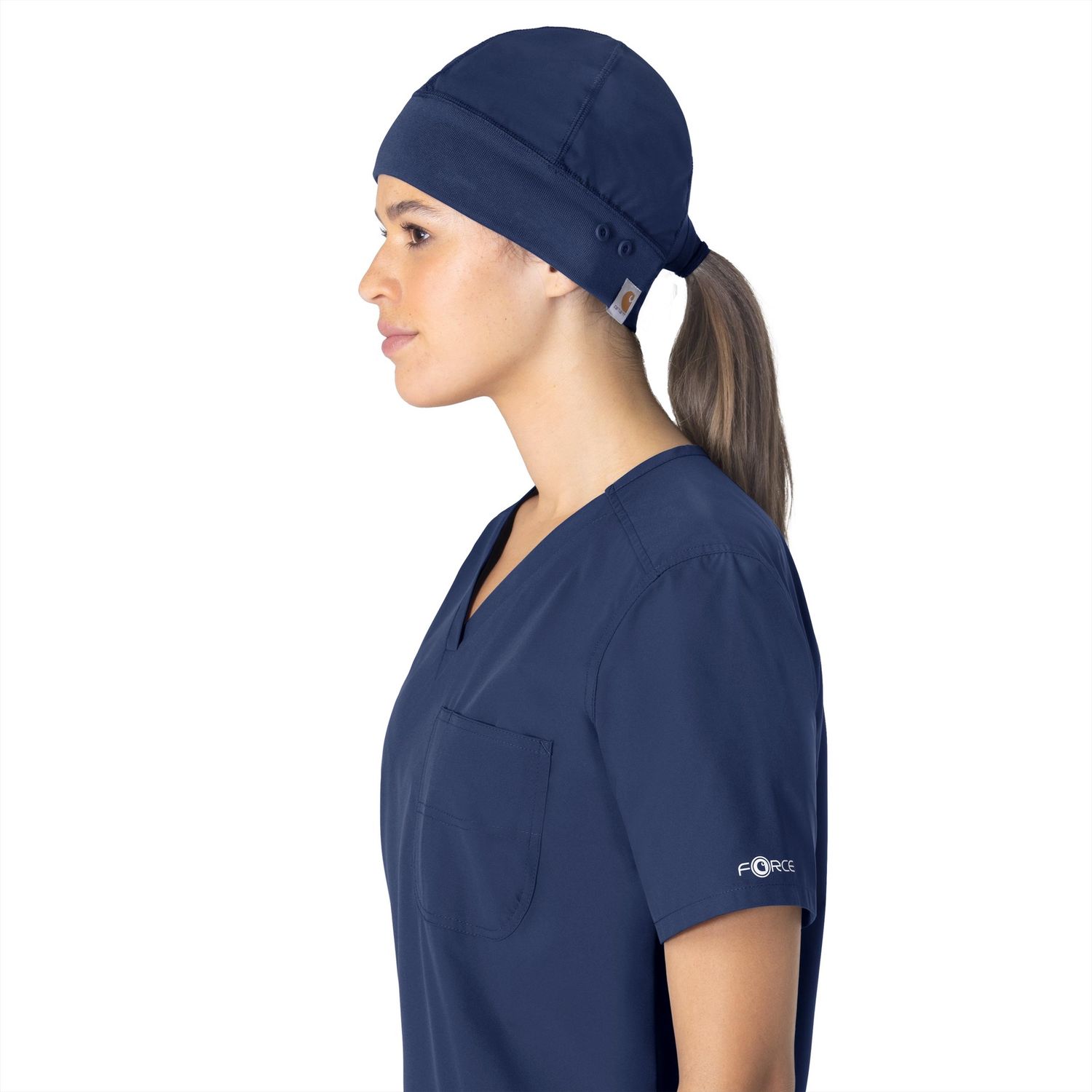 Wonder Wink Unisex Solid Scrub Cap, Color: Black