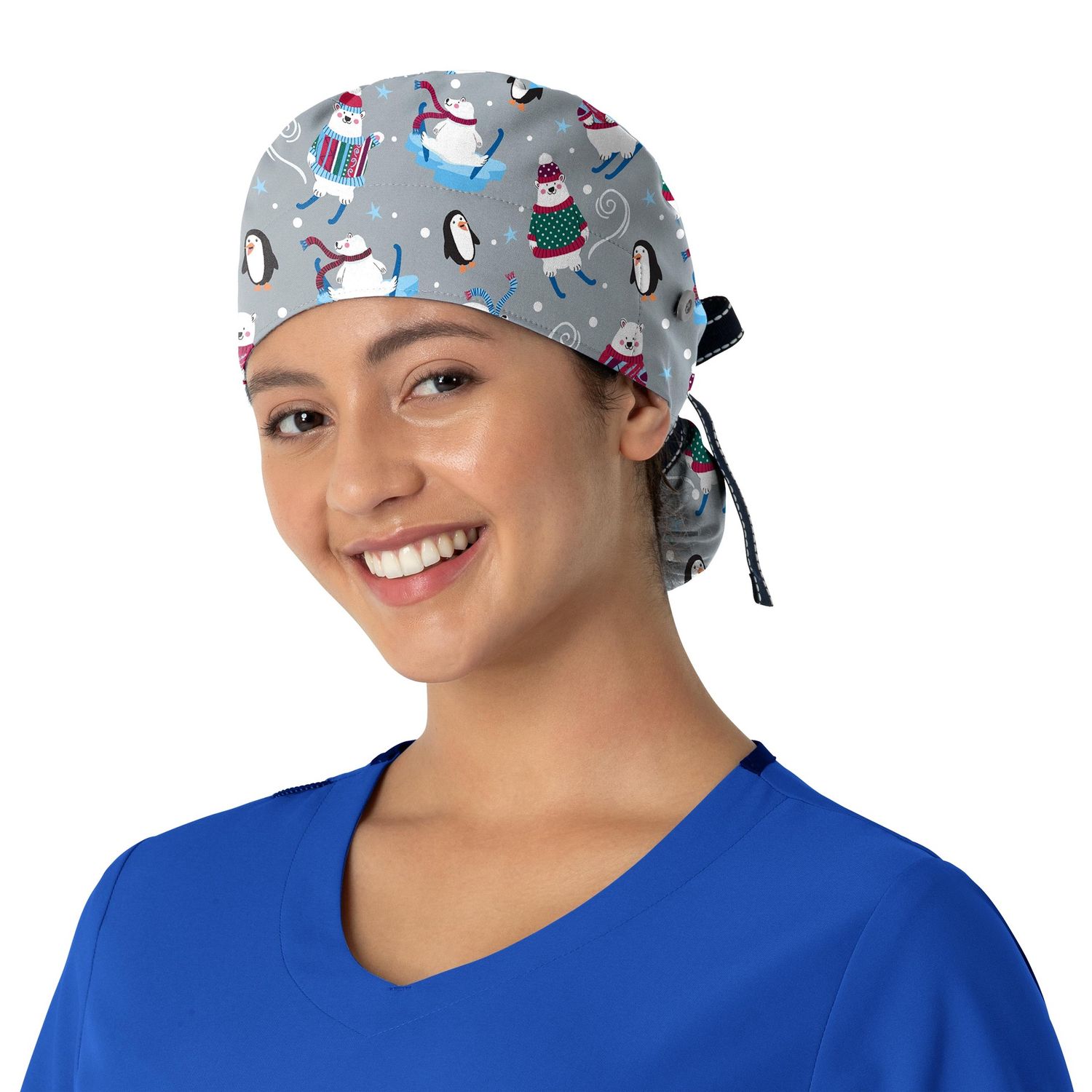 Zoe &amp; Chloe Tie-Back Scrub Cap TTSS