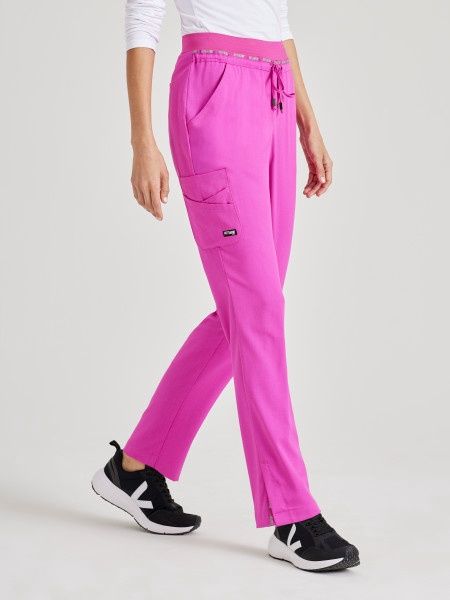 Grey’s Anatomy Serena Pant, Color: Electric Pink, Size: XS