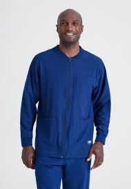 Skechers Men's Structure Warm-Up Jacket, Color: Navy, Size: Med