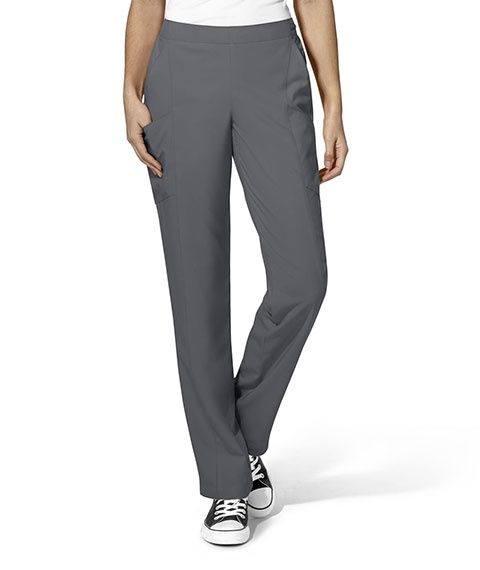 Wonder Wink Women's Flat-Front Cargo Pants, Color: Pewter, Size: XS