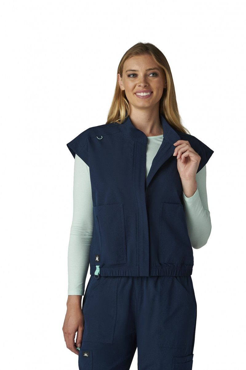 Koi Eloise Vest, Color: Navy, Size: XS