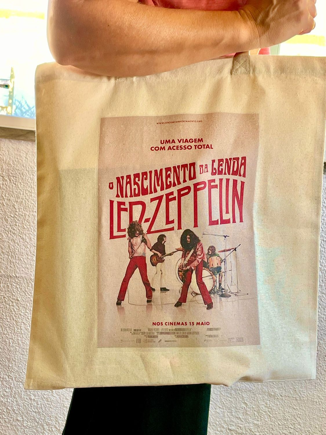 SACO DE PANO LED ZEPPELIN