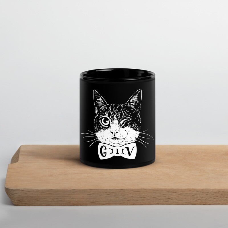 GIV Westley Black Glossy Mug