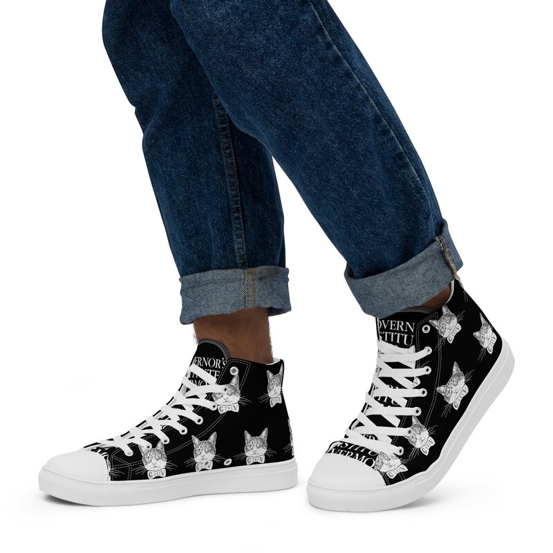 GIV Westley High Top Canvas Shoes (Black)