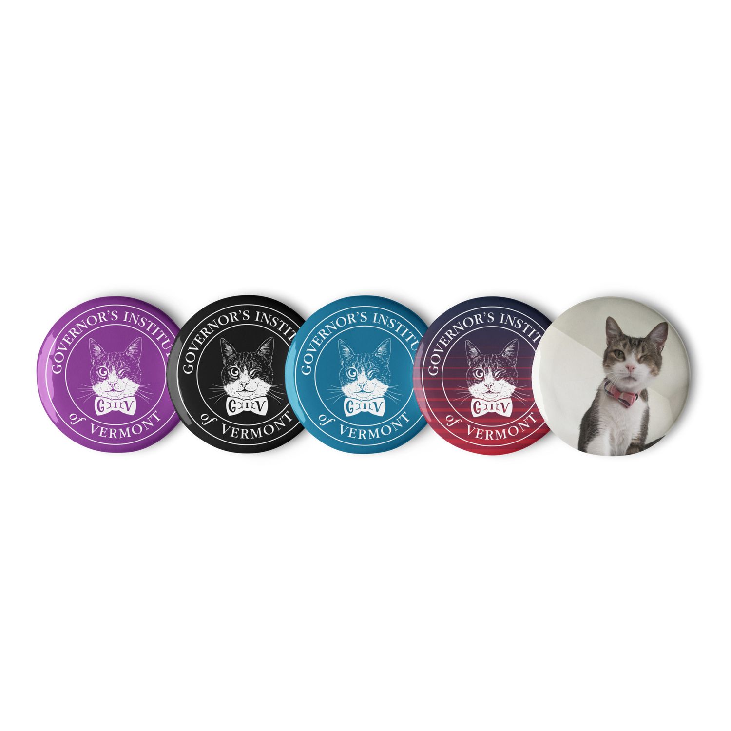 GIV Buttons-- Special Set of Five Designs