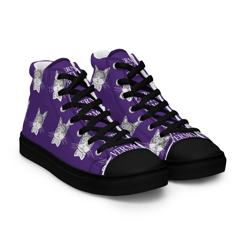 GIV Westley High Top Canvas Shoes (Purple)