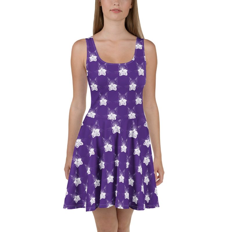 GIV Westley Pattern Print Dress (Purple)