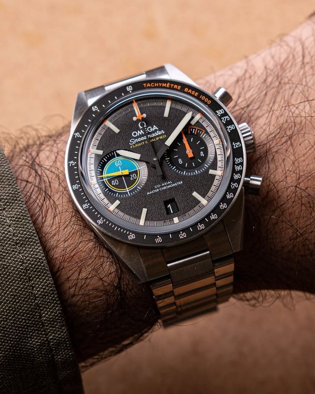 *OMEGA SPEEDMASTER ✈️ QUALIFIED MEN AUTOMATIC 41MM*_  