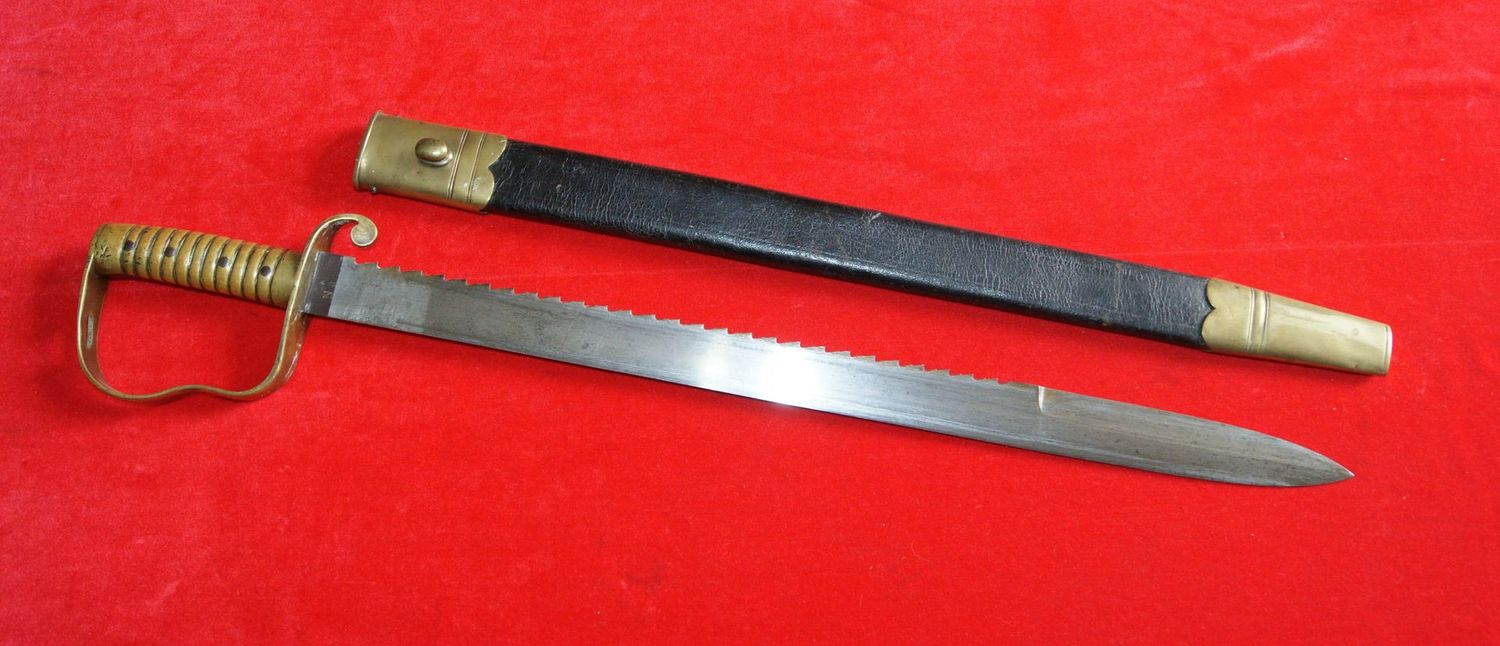 ​Scarce British Royal Navy P1856 Sawback Sword by Wilkinson