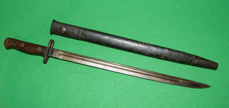 WWII Lanchester Submachine Gun Bayonet