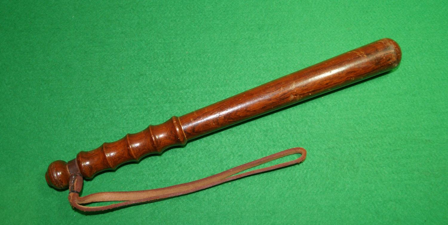 British 1930's Police Truncheon by Hiatt
