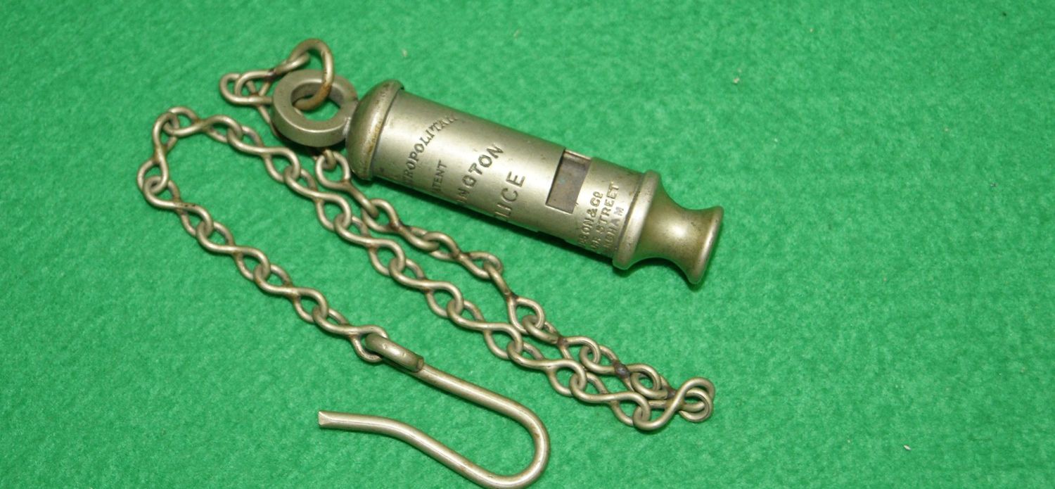 ​Accrington Police Whistle c1910