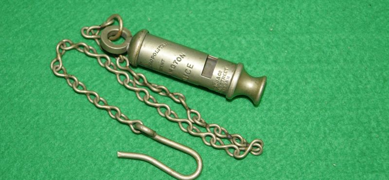 ​Accrington Police Whistle c1910