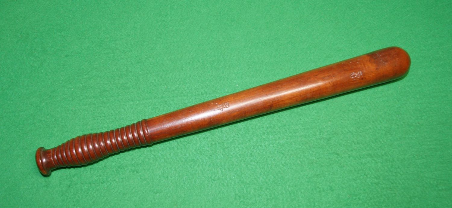 Victorian London Metropolitan Police Truncheon 1848 Victorian London Metropolitan Police Truncheon 1848