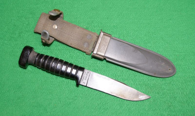 WWII United States Navy MKI Knife By Colonial