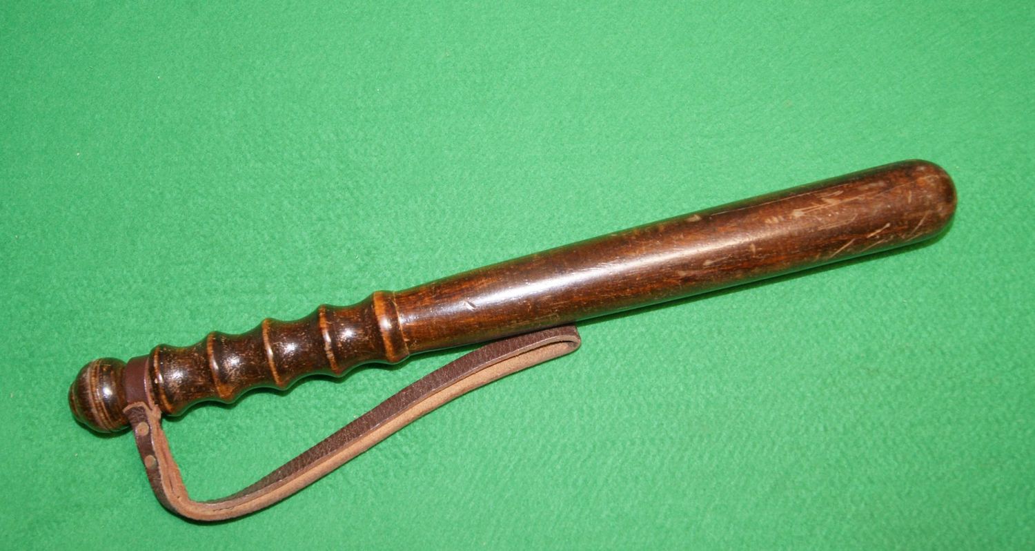 British Policeman's Truncheon c1950 by Hiatt