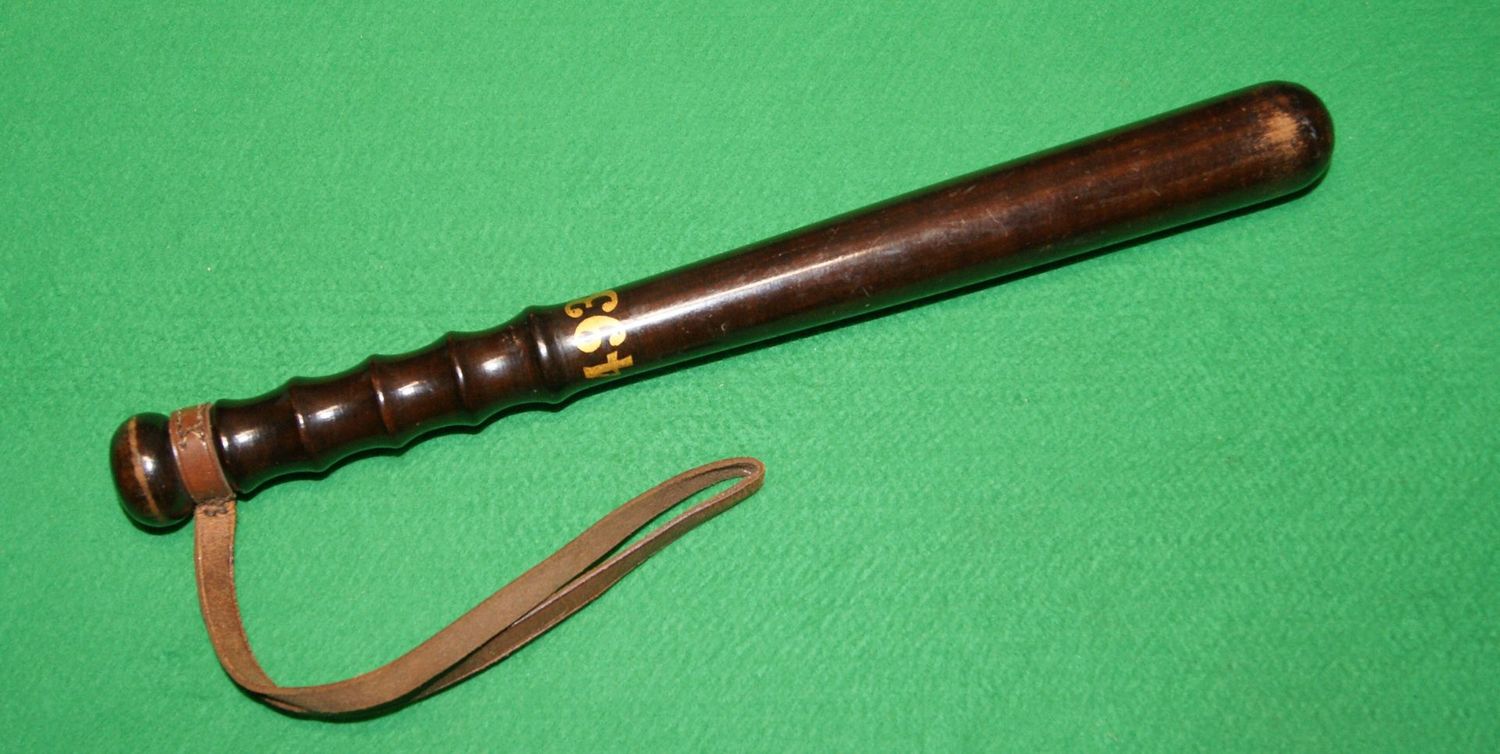 ​1920's British Policeman's Truncheon by Hiatt