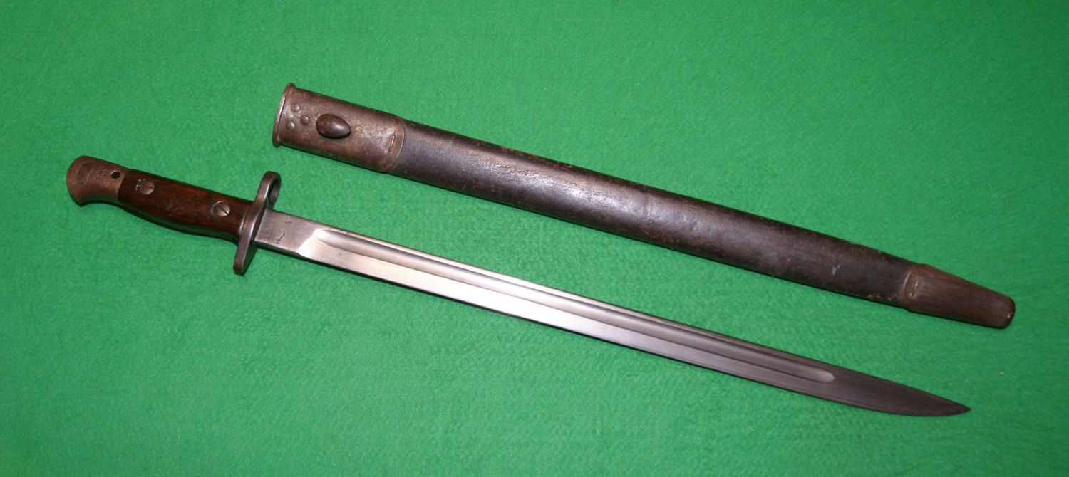 WWI P1907 SMLE Bayonet, 7th Battalion Middlesex Regiment WWI P1907 SMLE Bayonet, 7th Battalion Middlesex Regiment