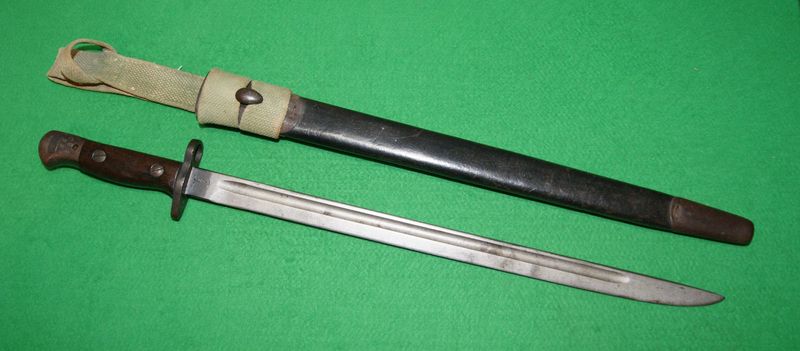 WWI Seaforth highlanders Canada P1907 SMLE Bayonet