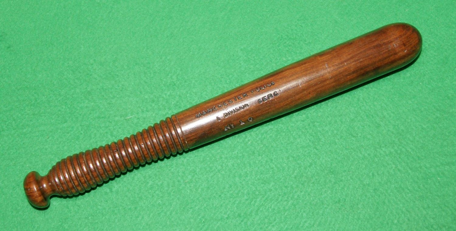 ​Manchester Police Detective Sergeant's Truncheon Dated 1869