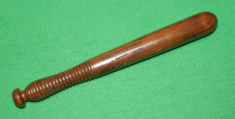 ​Manchester Police Detective Sergeant's Truncheon Dated 1869
