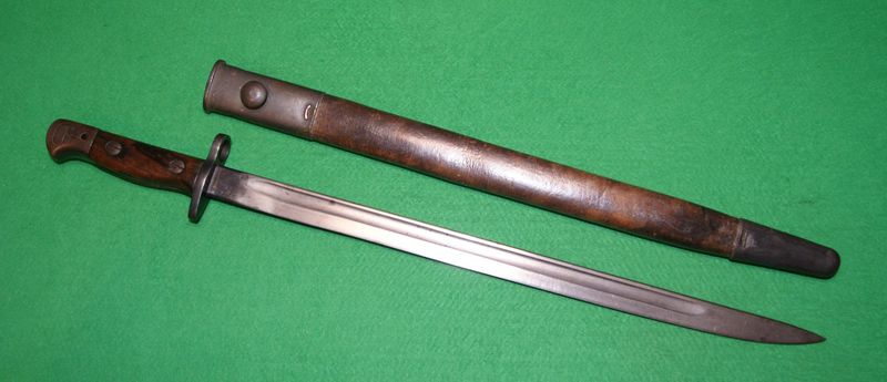 British P1907 SMLE Bayonet Regimentally marked to D Company the Oxfordshire and Buckinghamshire Light Infantry