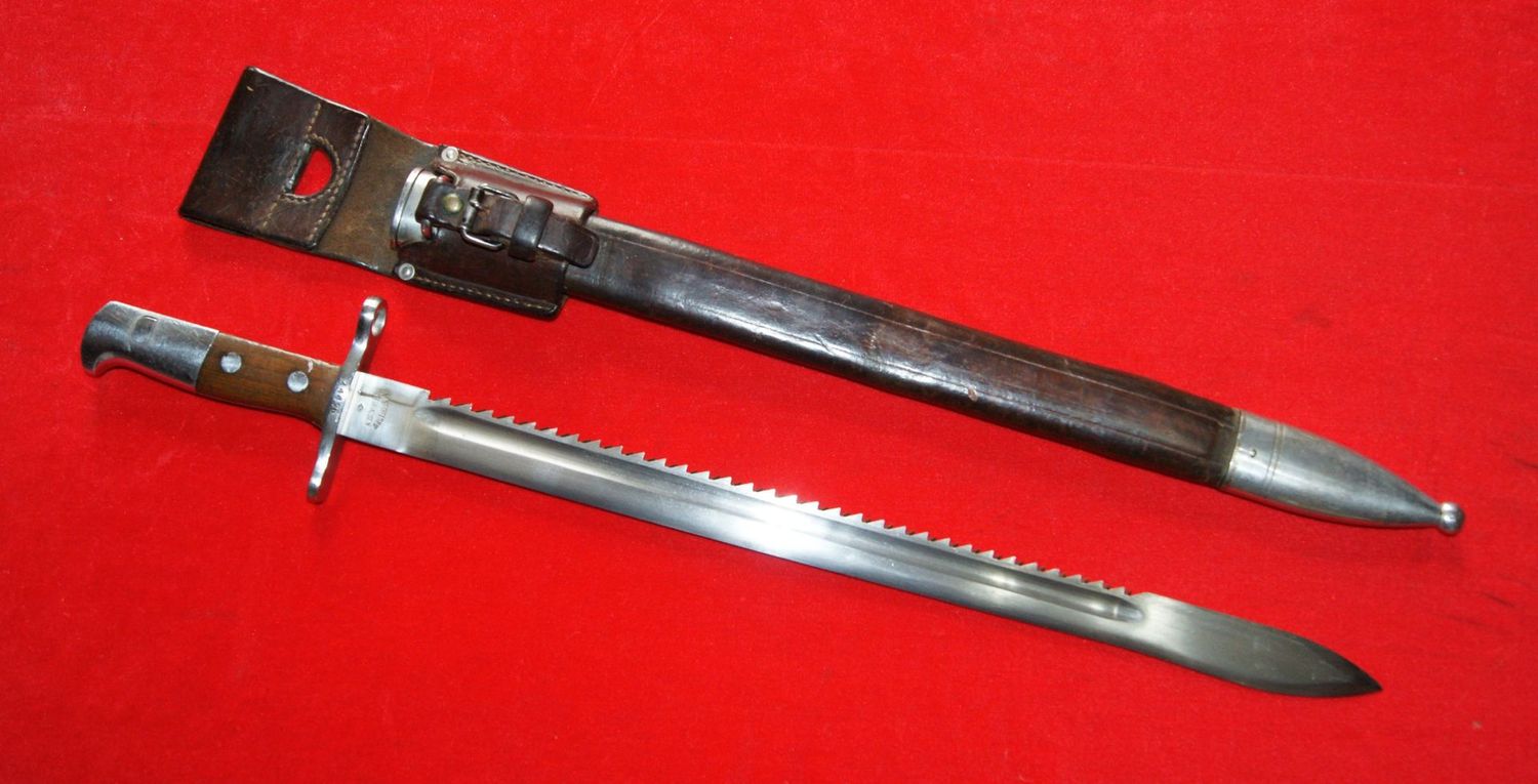 Swiss Model 1914 Sawback Bayonet Swiss Model 1914 Sawback Bayonet