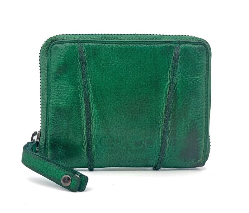 BILLETERA PEQUEÑA Piel MyWallets CHLOE cartera de mujer verde