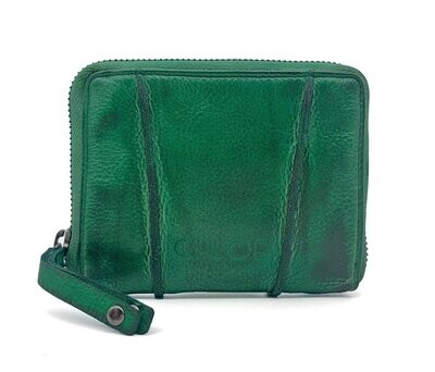 BILLETERA PEQUEÑA Piel MyWallets CHLOE cartera de mujer verde